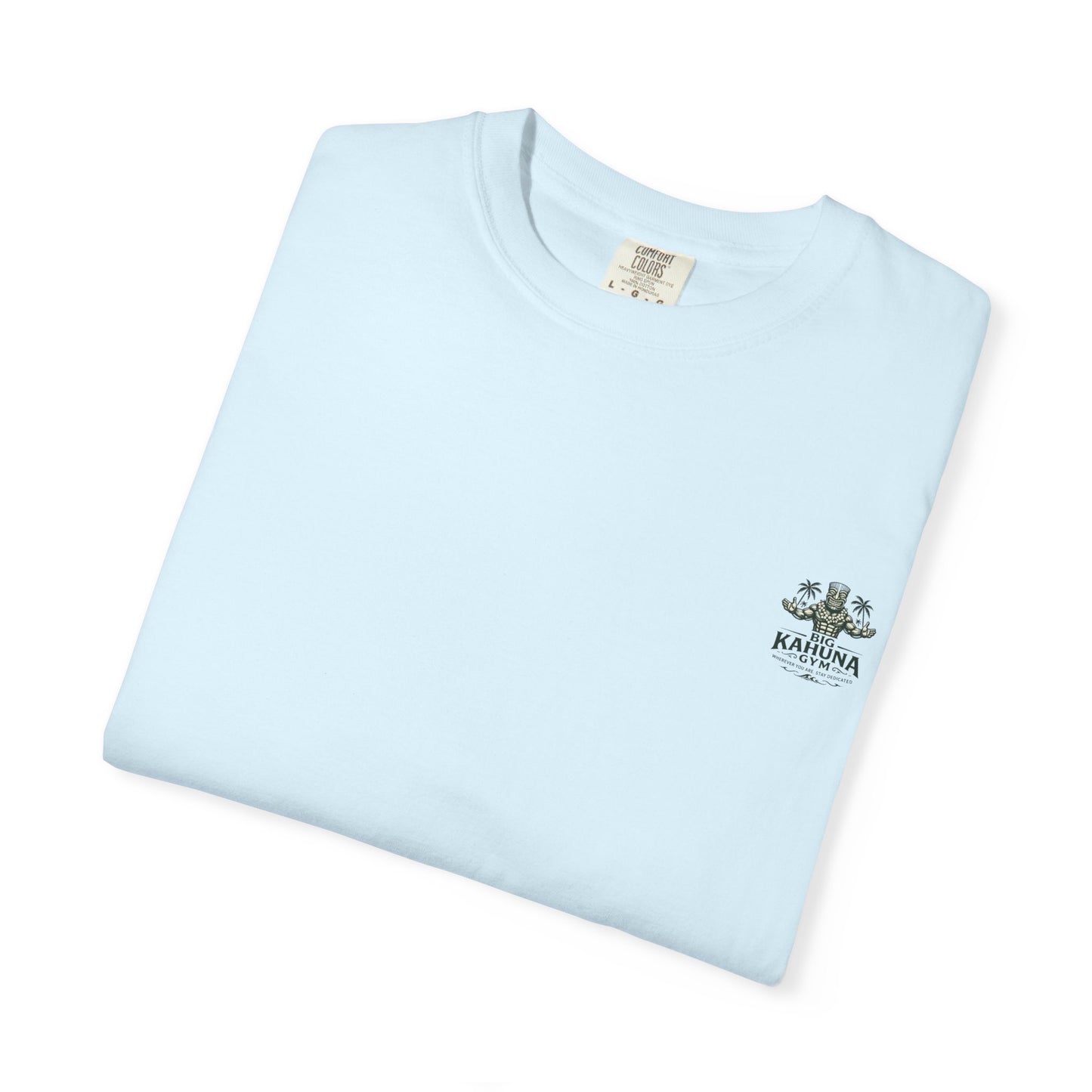 Kettlebell Tiki T-Shirt — "Never Stop Working Even on Vacation"