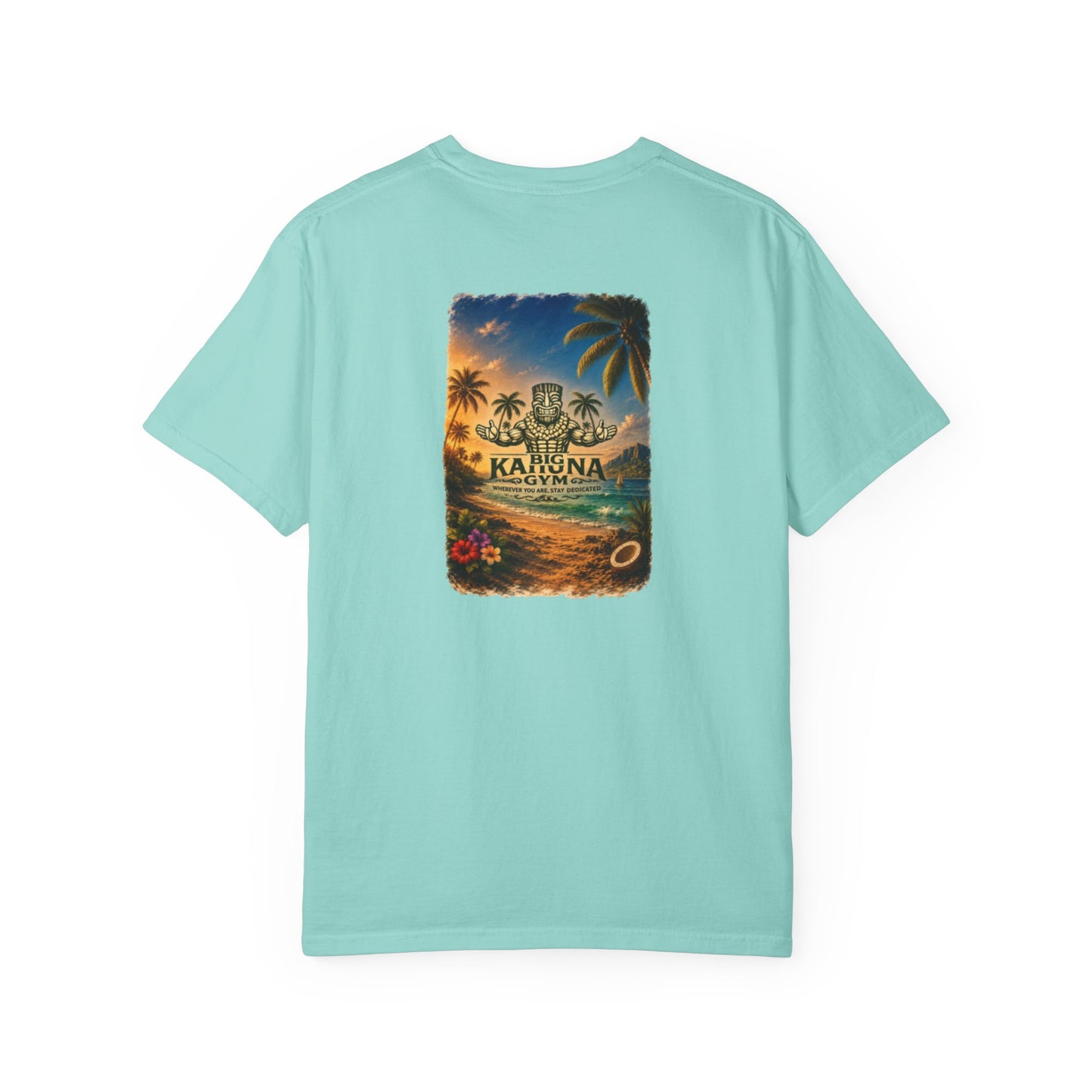 Big Kahuna Gym Beach Logo T-Shirt — Gym & Coffee Shop Casual