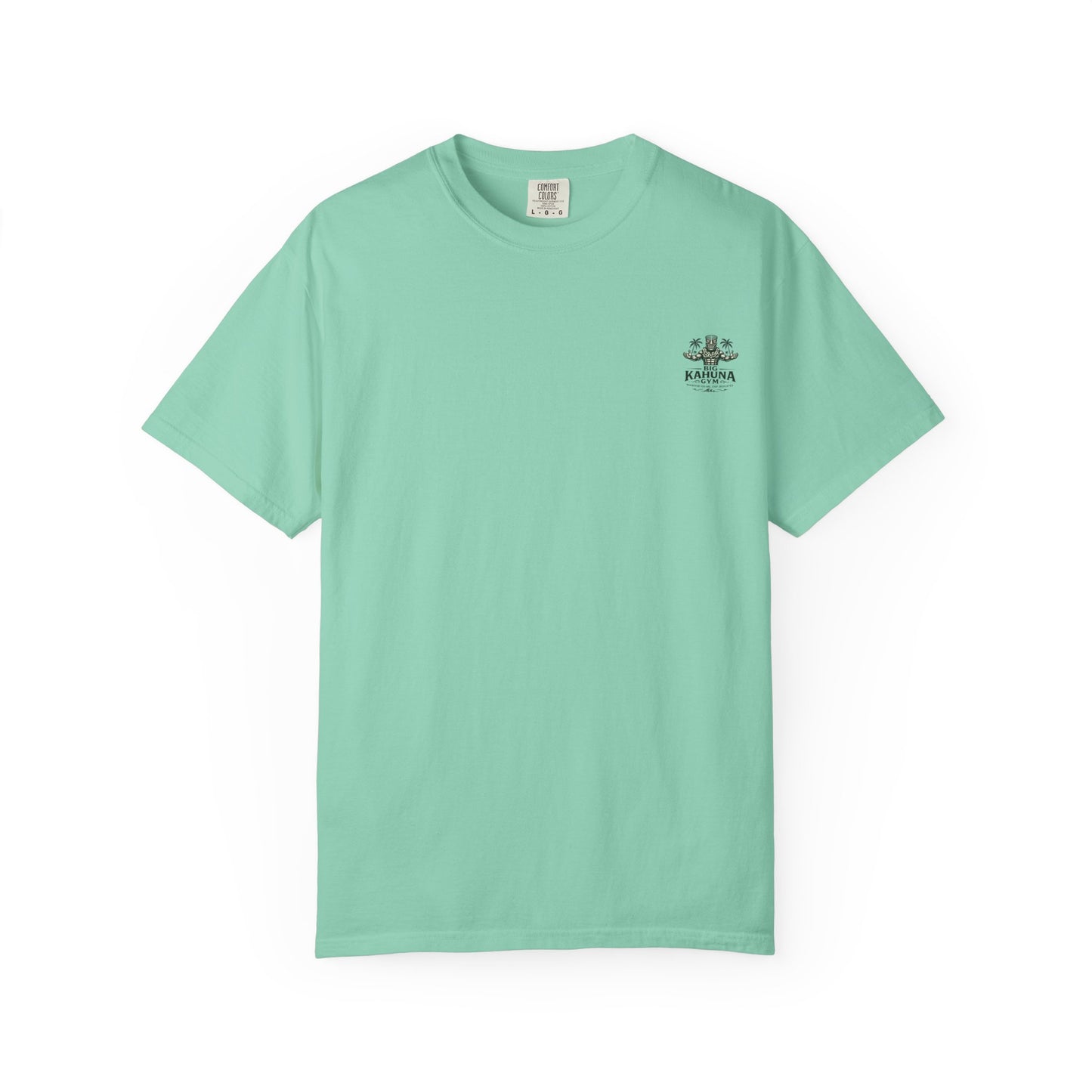 T-Shirt — "Curling Your Life Away in Paradise" Tiki Beach Workout Tee