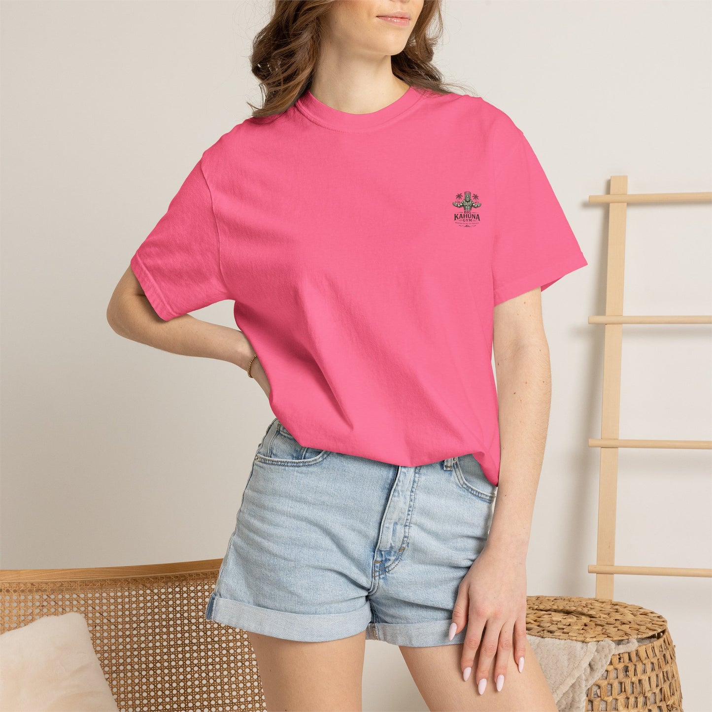 Island Time Yoga T-Shirt — "Big Kahuna" Gym Style, Relaxed Vibe