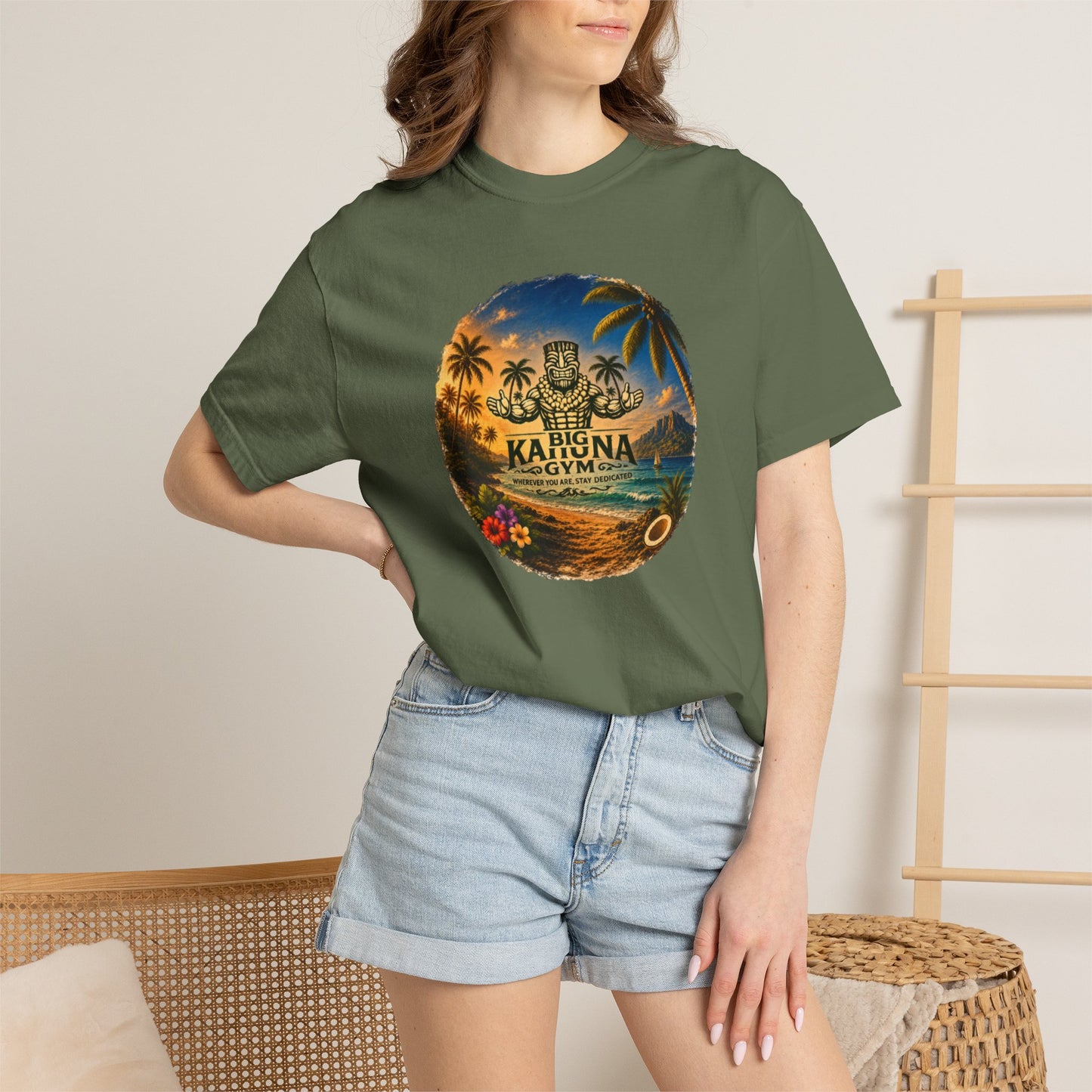 Big Kahuna Gym Island T-Shirt — Front Logo Tee