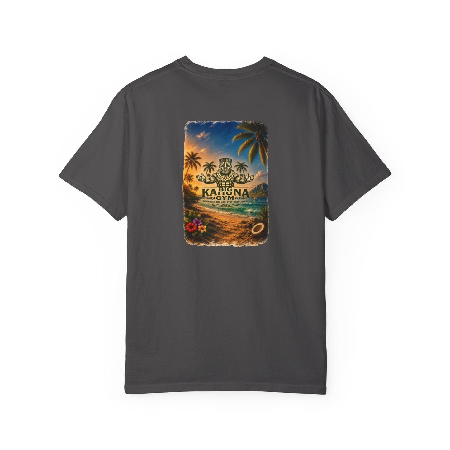 Big Kahuna Gym Beach Logo T-Shirt — Gym & Coffee Shop Casual